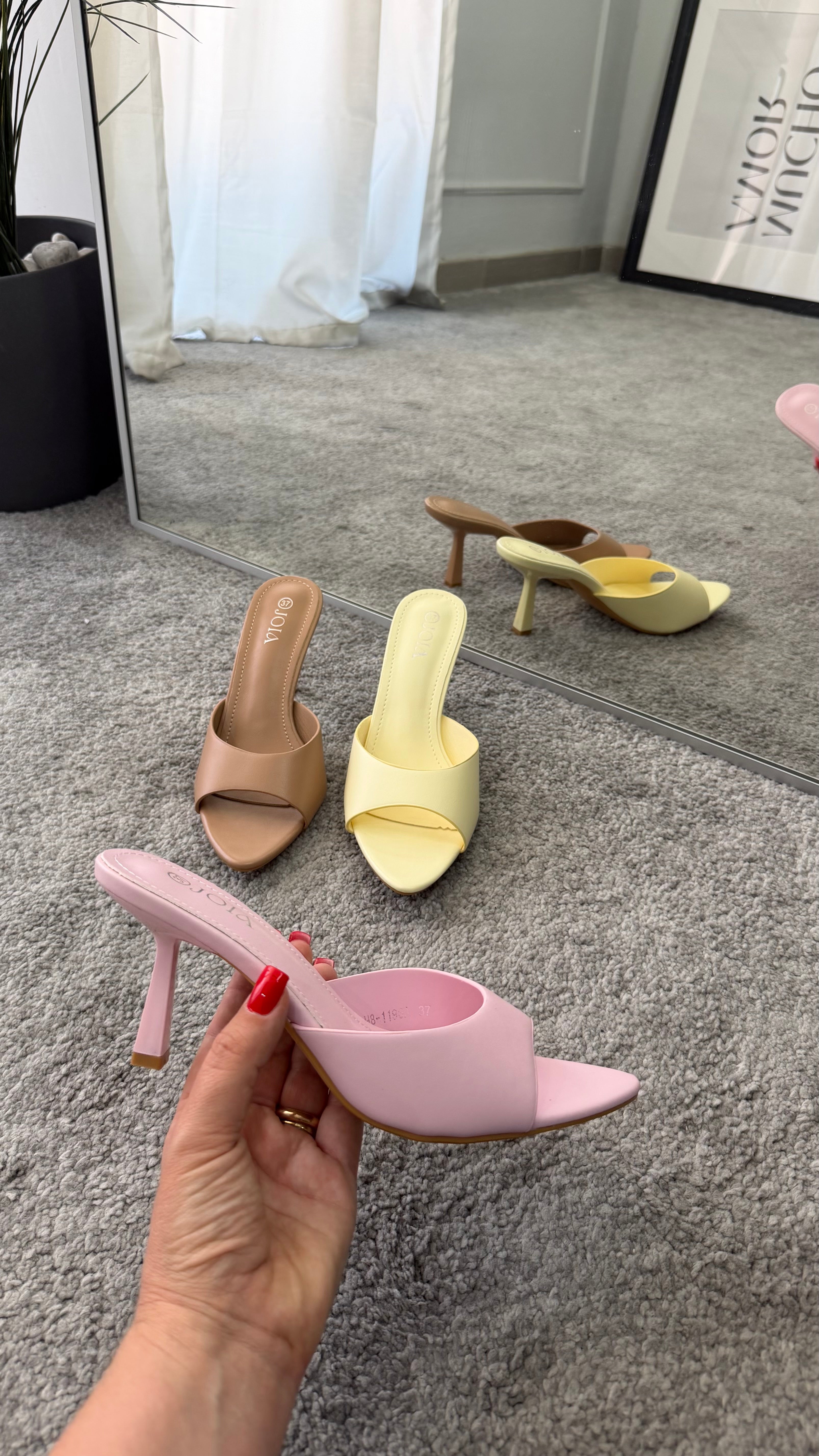 Mules 7cm ecopelle