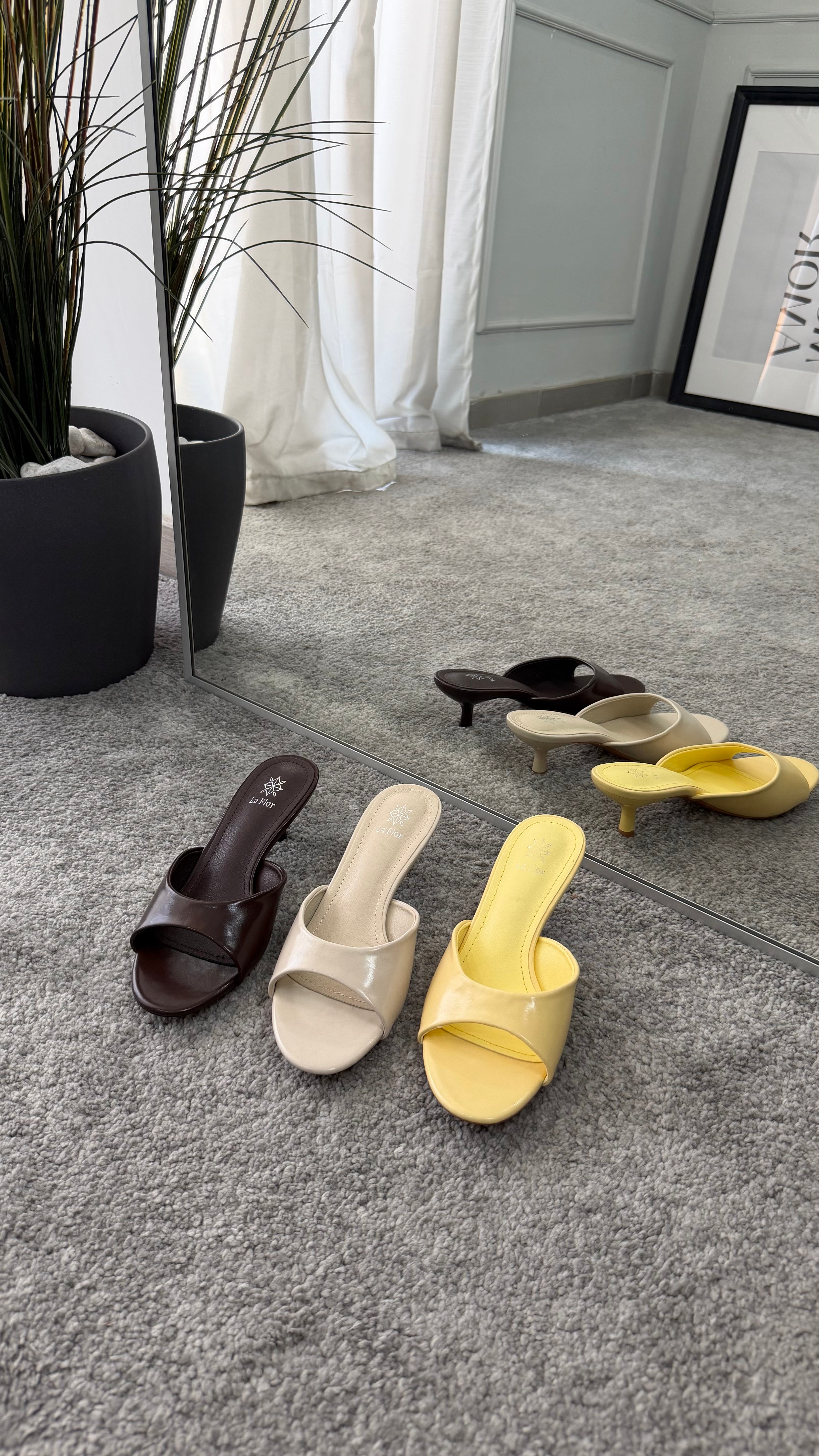 Mules 5cm ecopelle