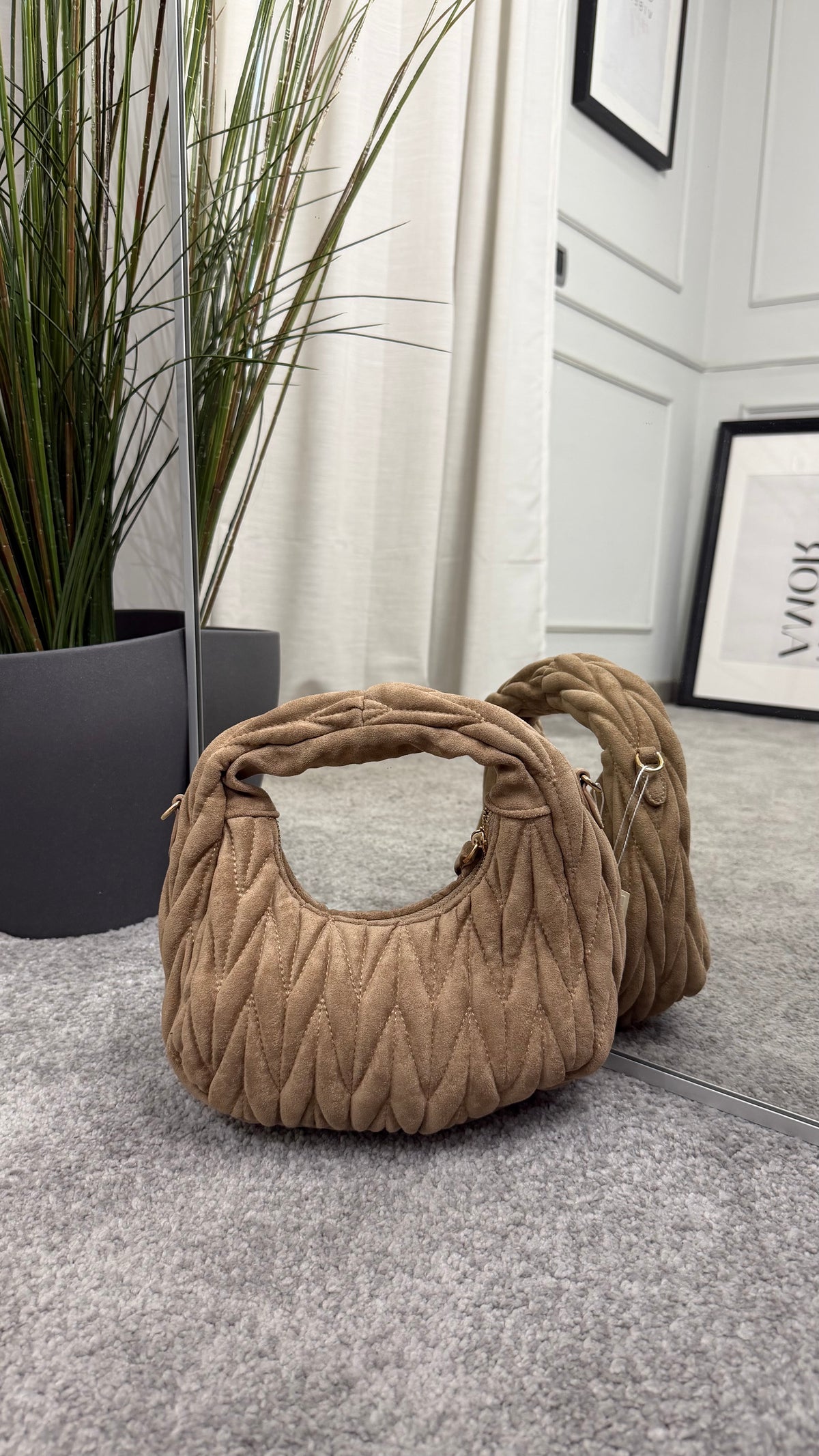 Bag scamosciata