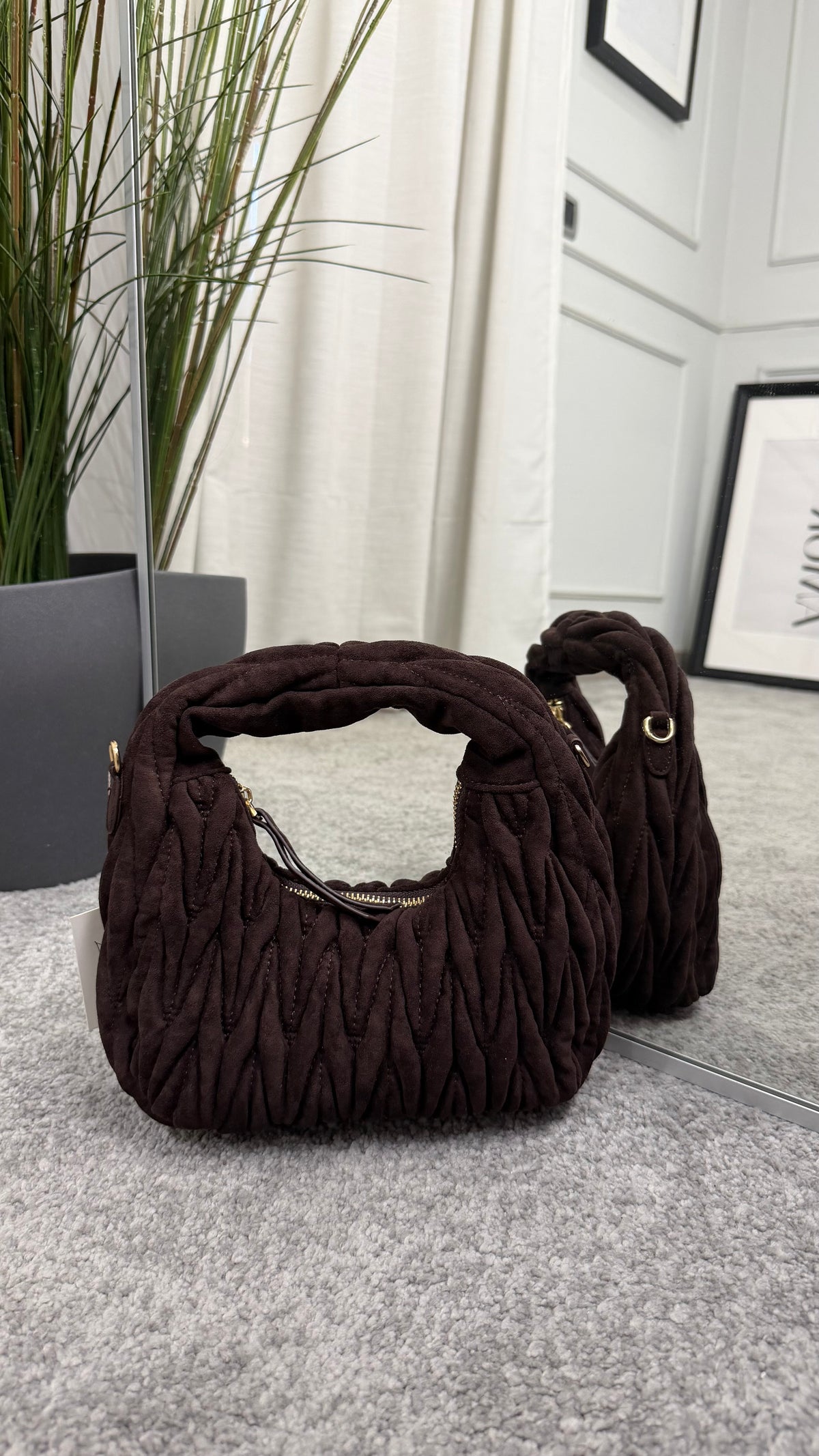 Bag scamosciata