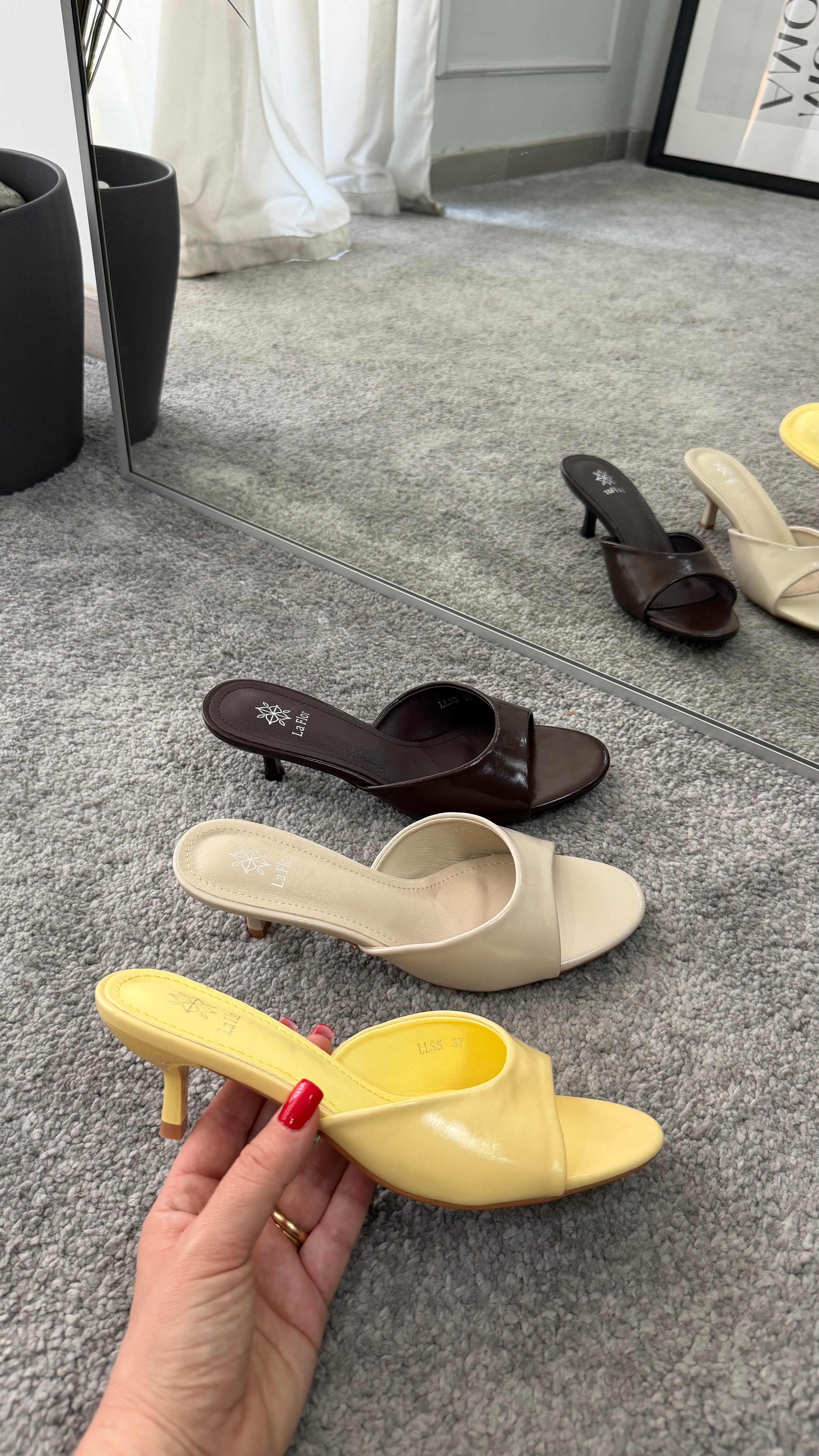 Mules 5cm ecopelle