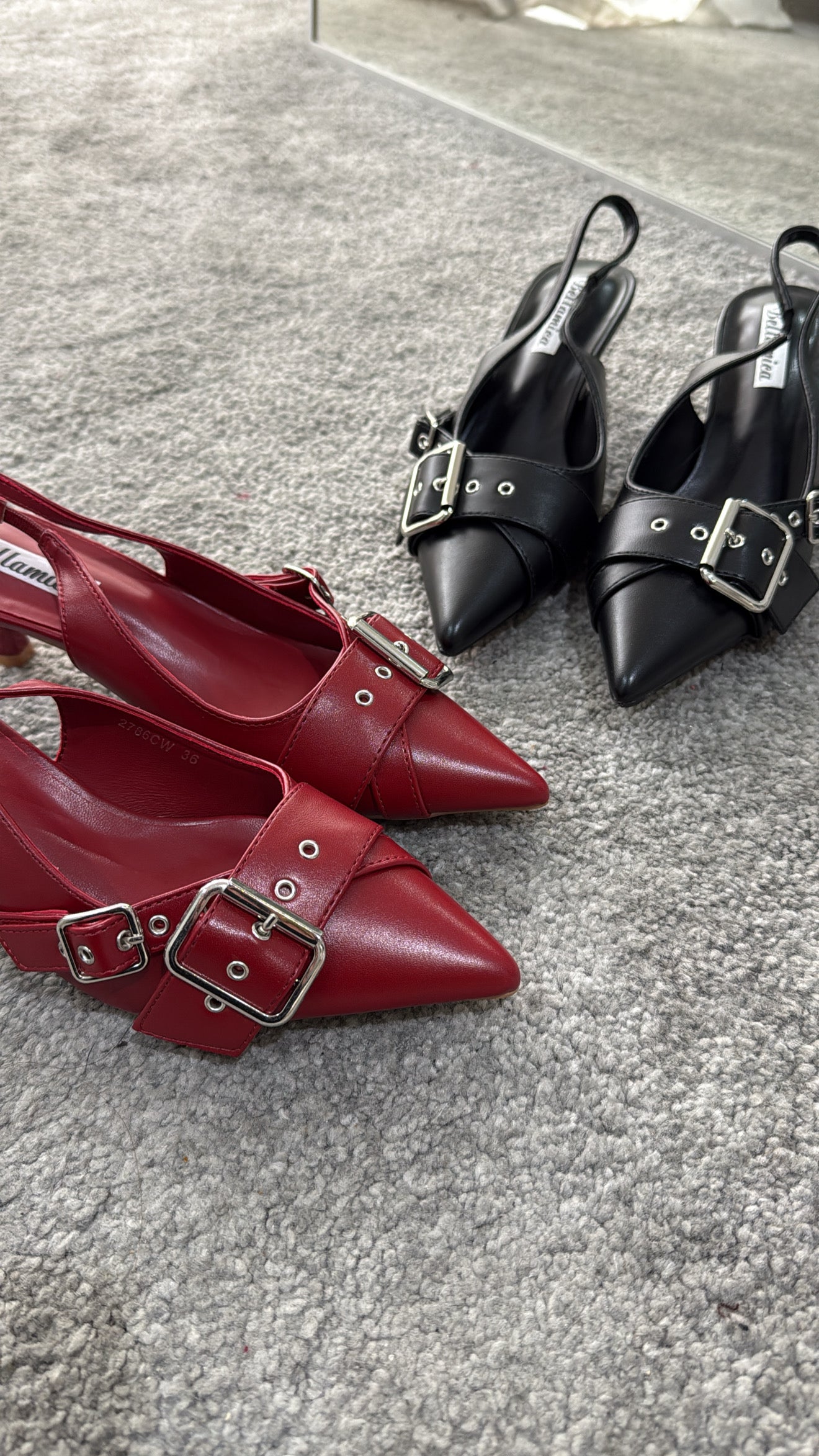 Slingback doppia fibbia