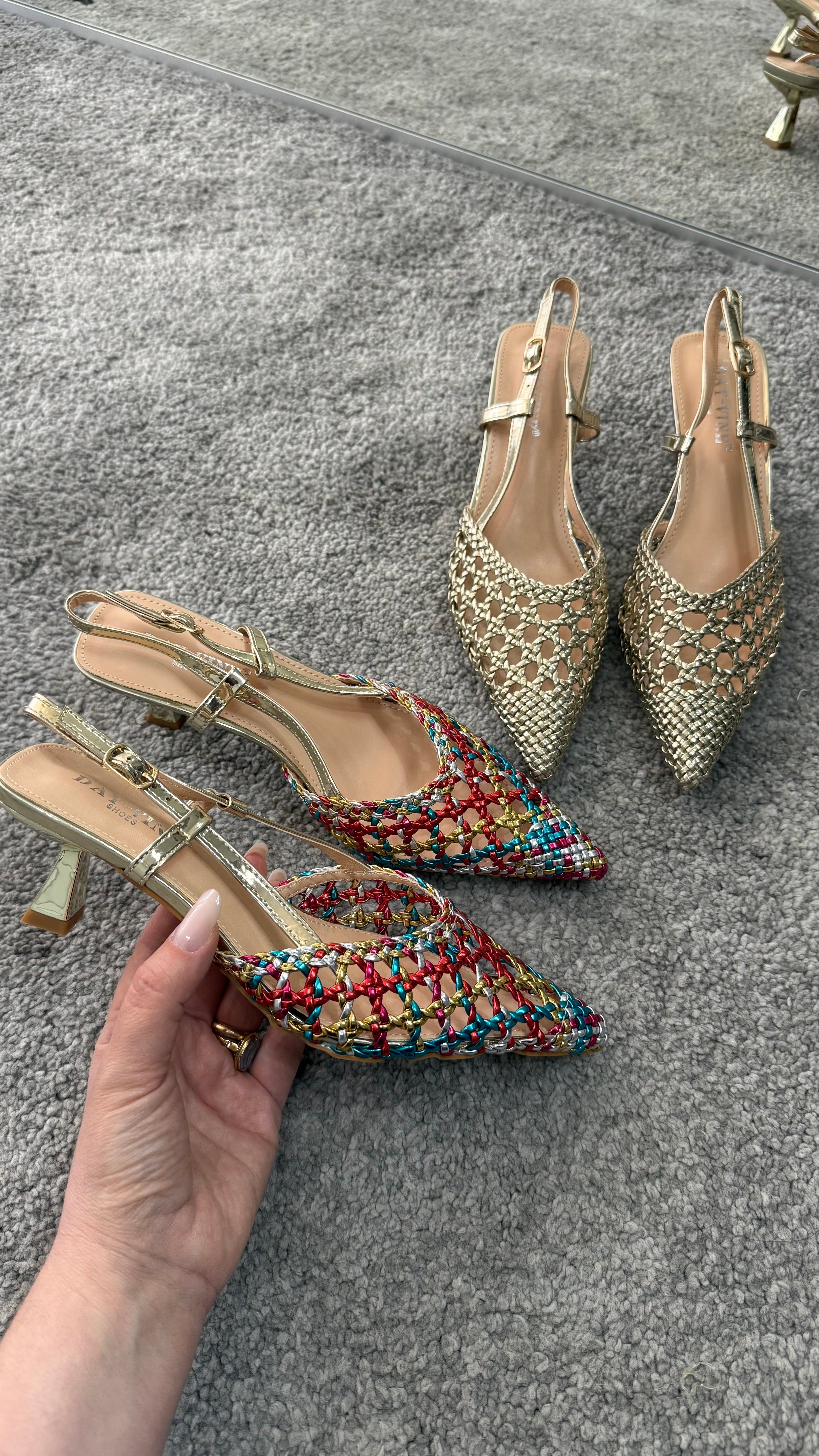 Slingback intreccio