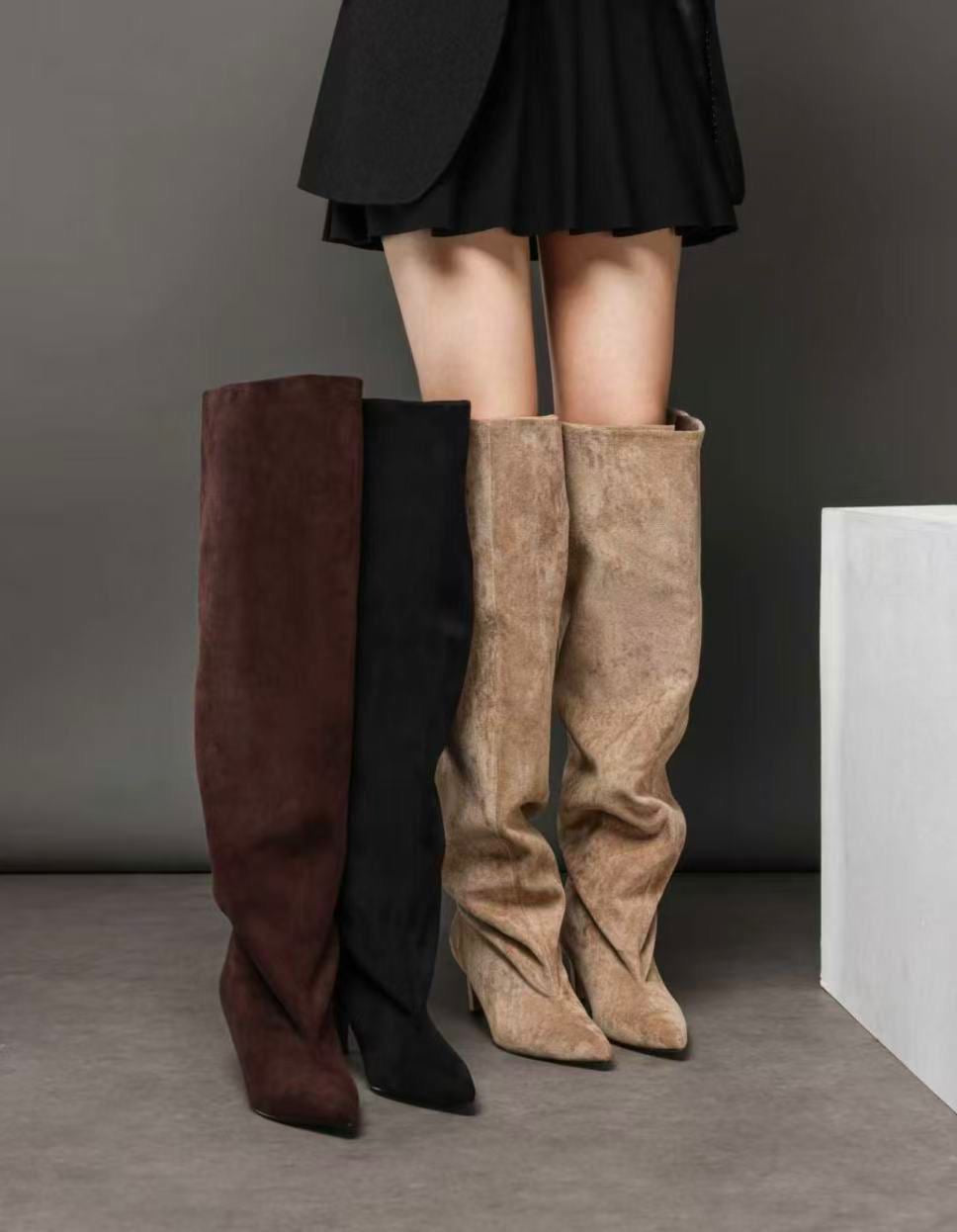 Stivale Kendall scamosciato