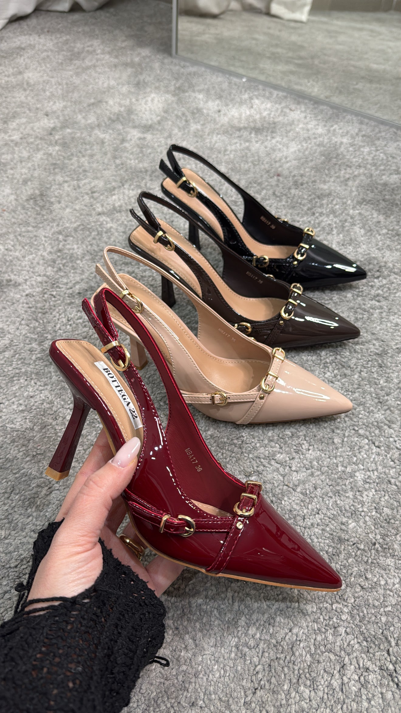 Slingback bottega