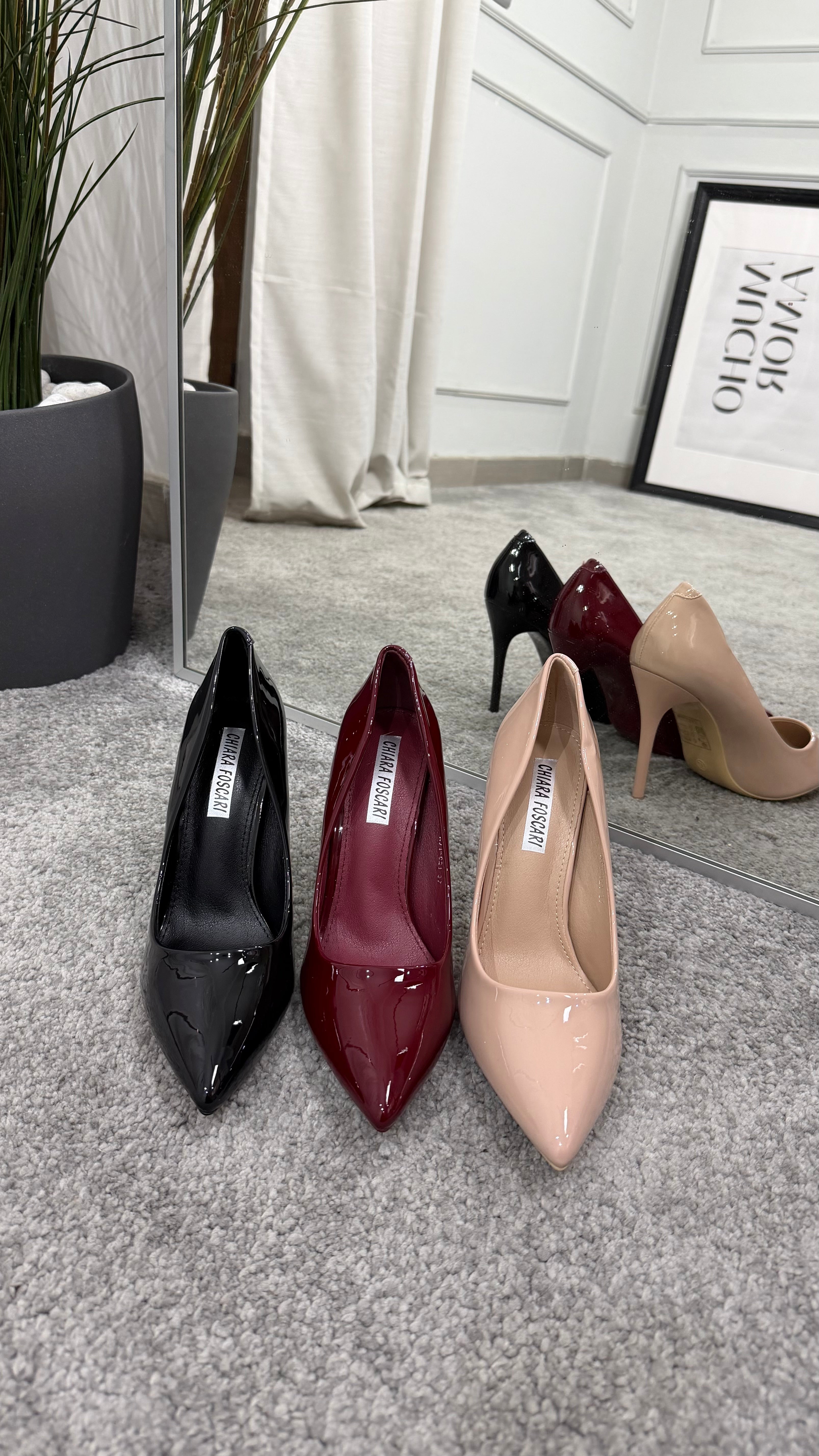 Décolleté vernice 11cm