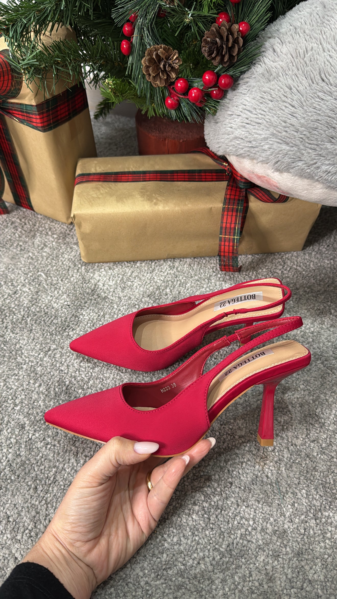 Slingback lycra 7cm