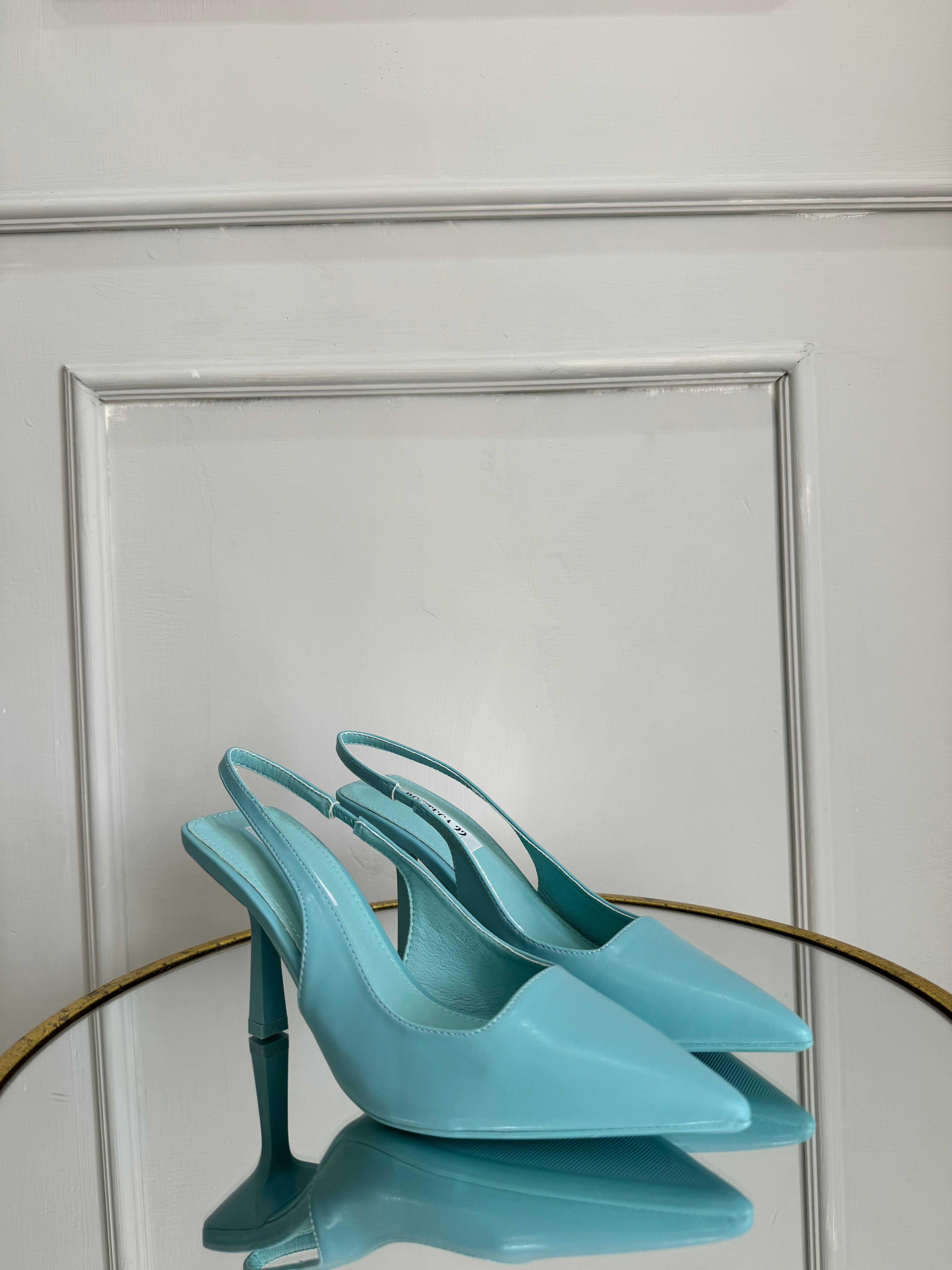 Slingback sky blue by Giel Store