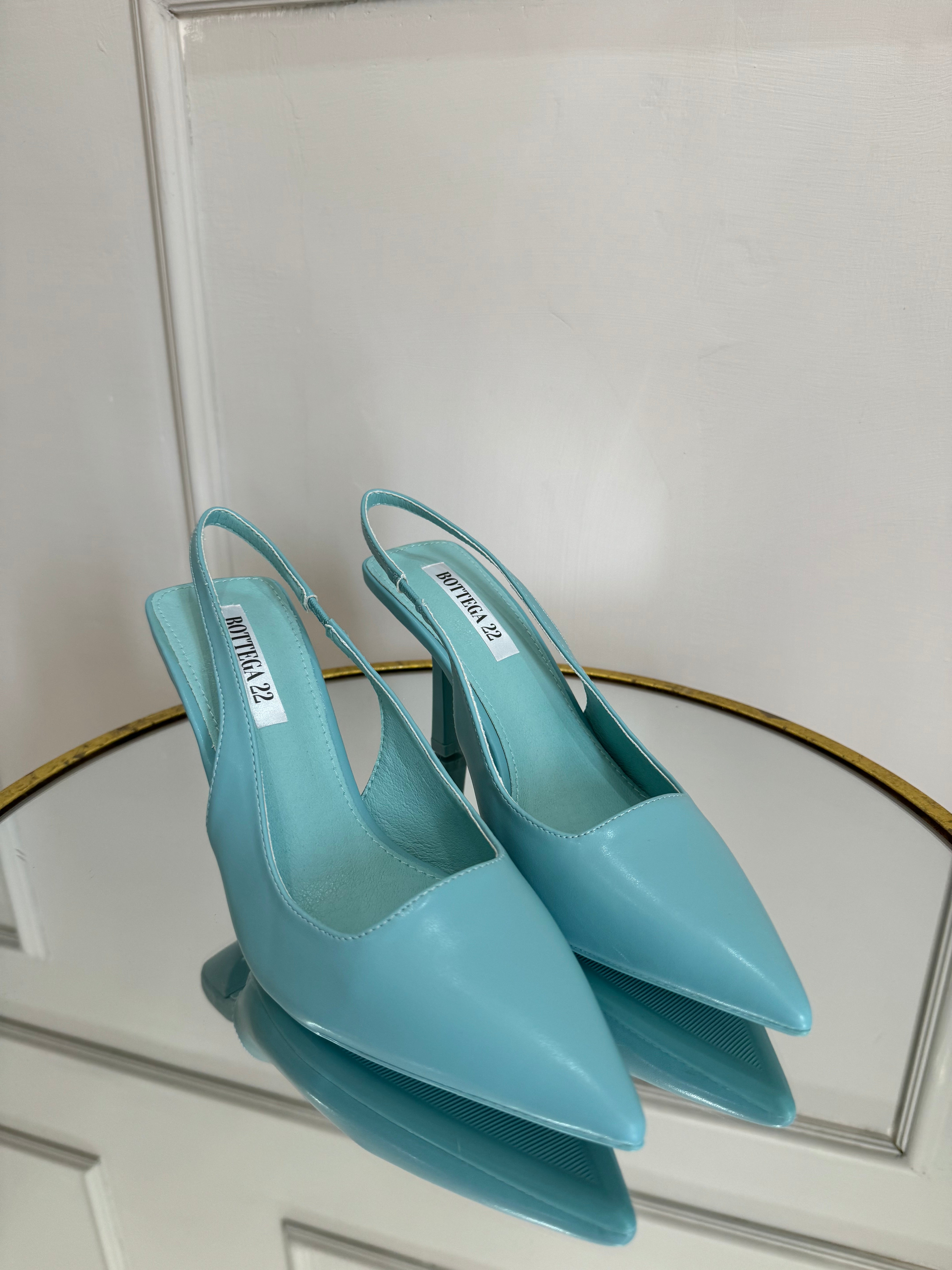 Slingback sky blue by Giel Store