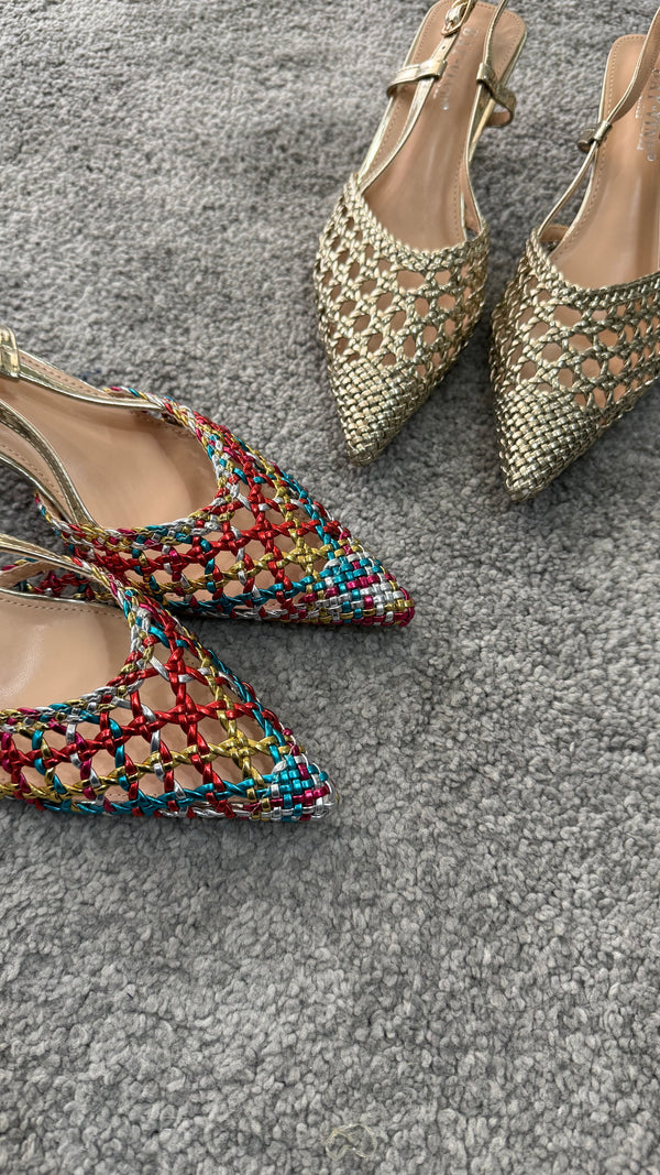 Slingback intreccio