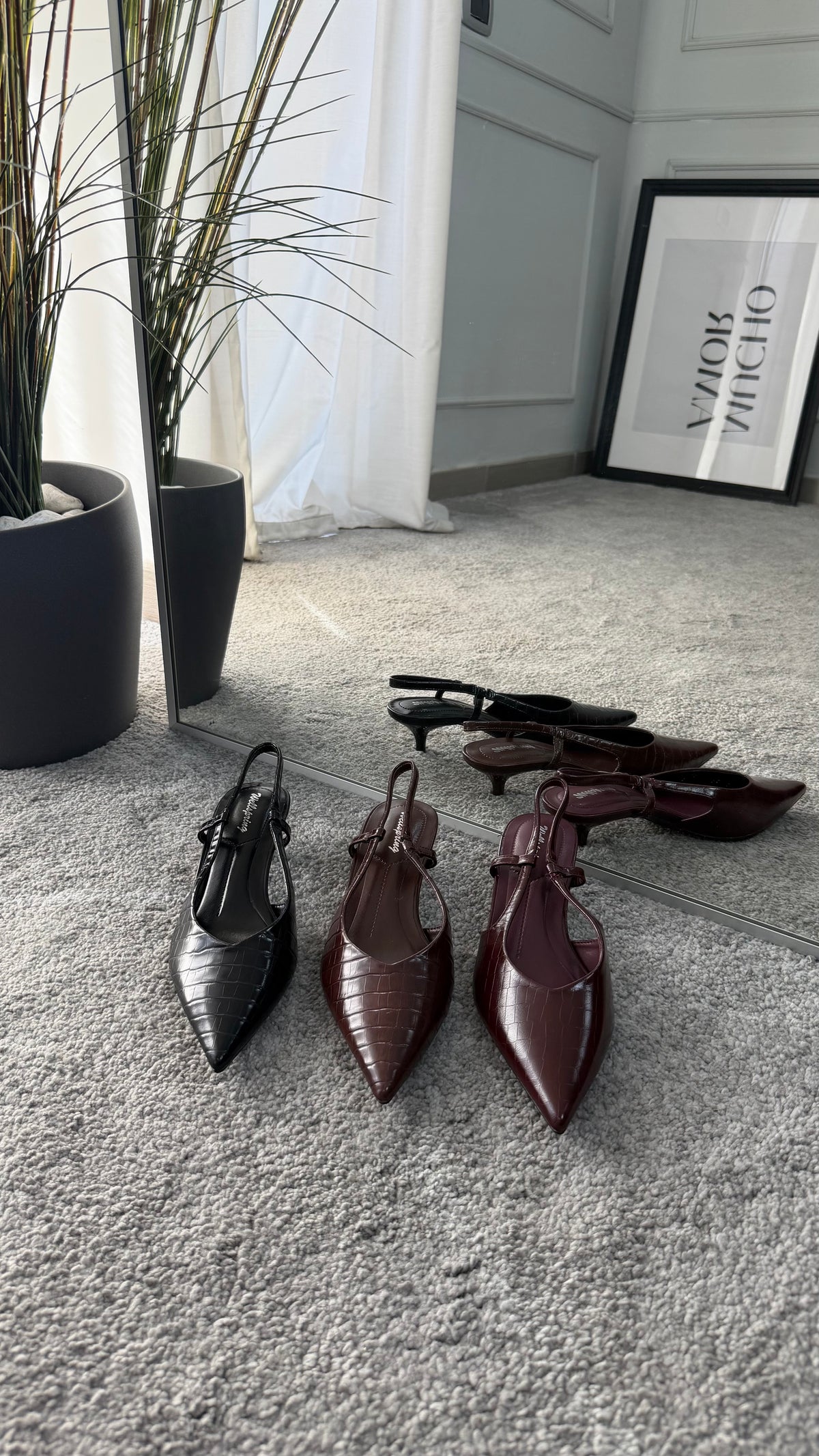 Slingback cocco 3cm
