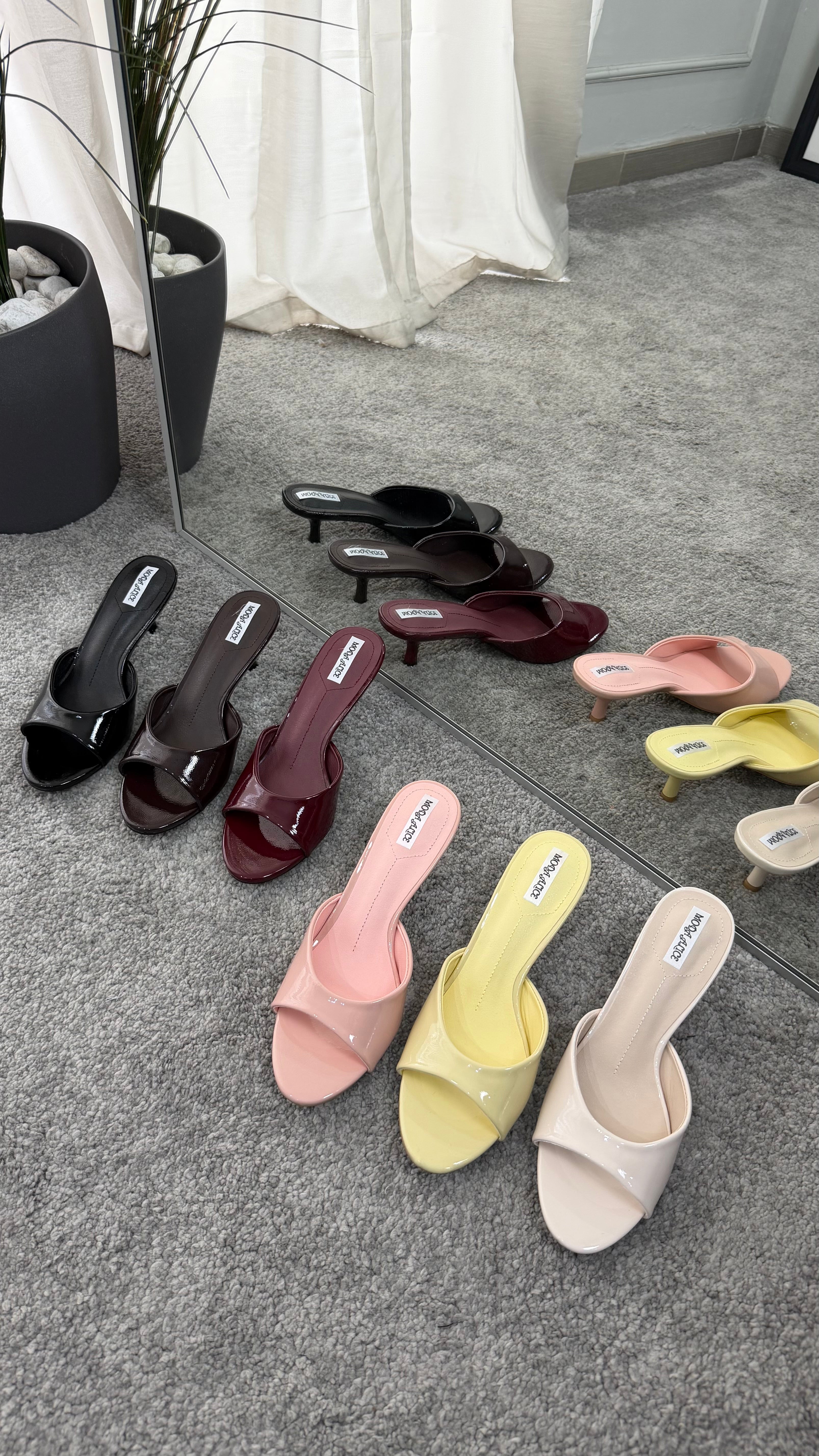 Mules 5cm vernice
