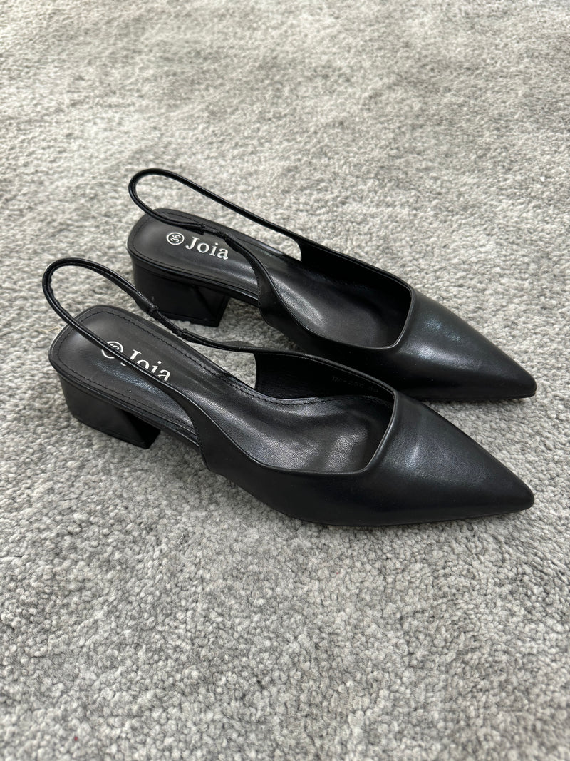 Slingback tacco quadrato