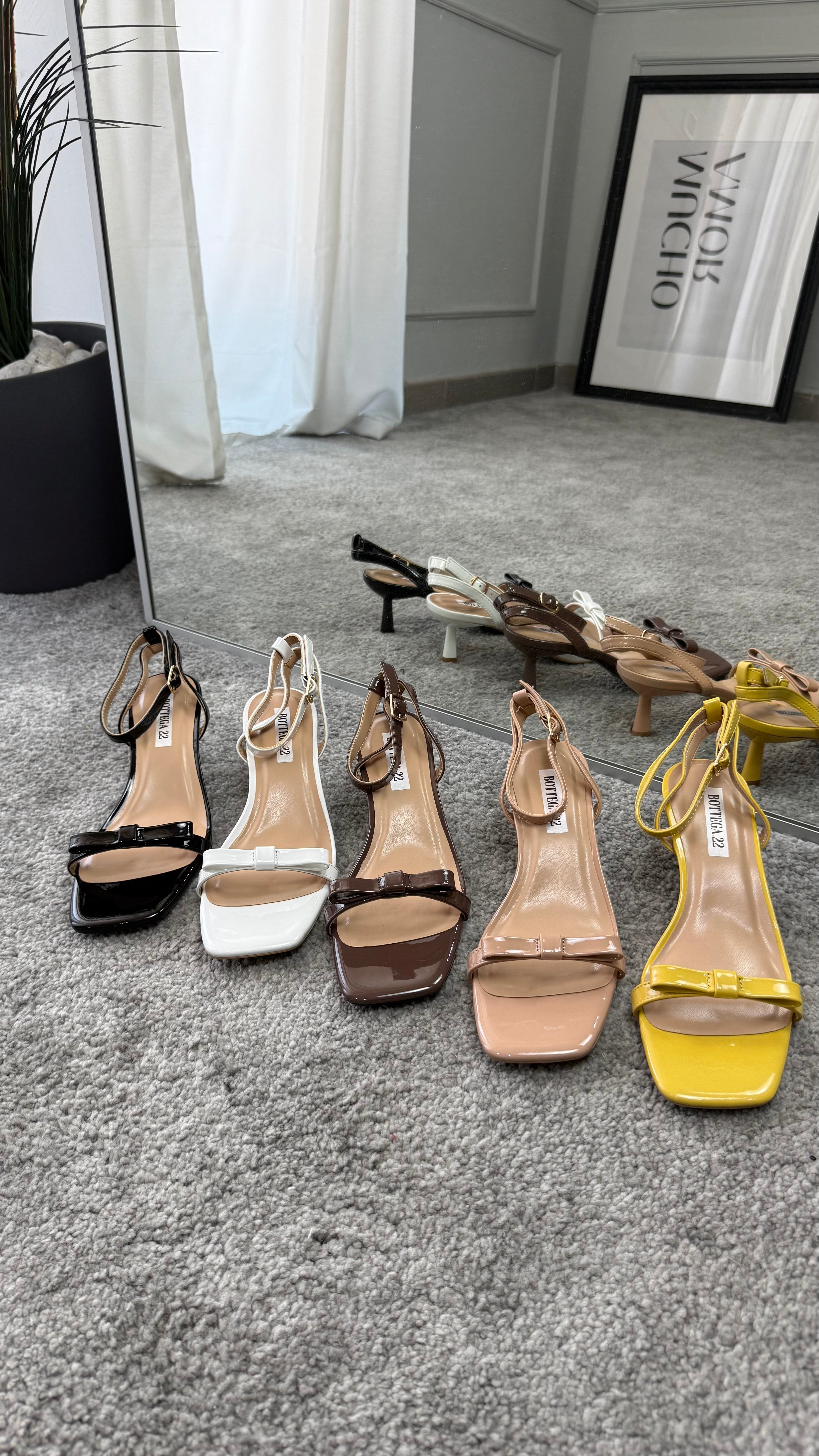 Sandalo fiocco 3cm by Giel Store