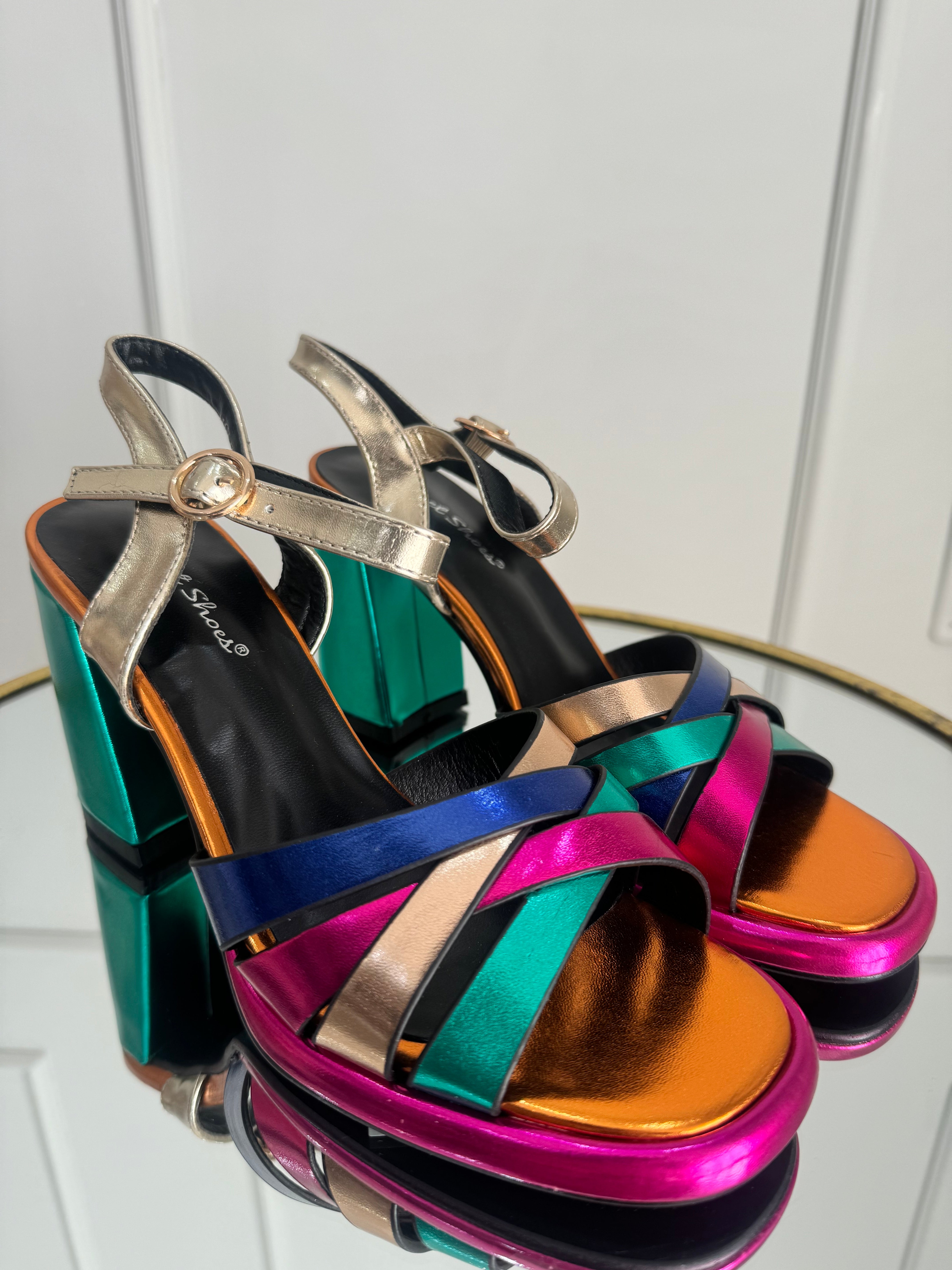 Sandalo PLATFORM multicolor by Giel Store